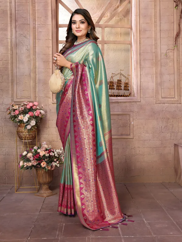 Multicolor_Tissue_Saree_For_Women