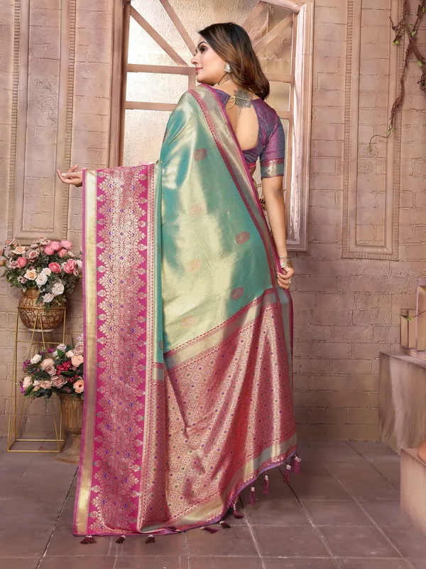 Multicolor_Tissue_Saree_For_Women