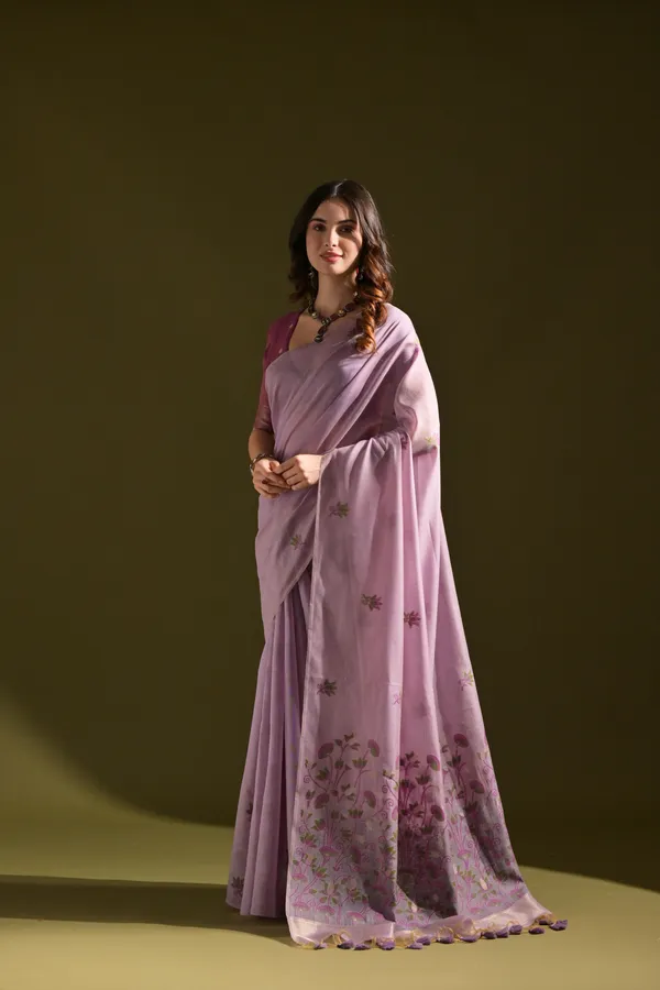Beige_Pure_Cotton_Saree_For_Women