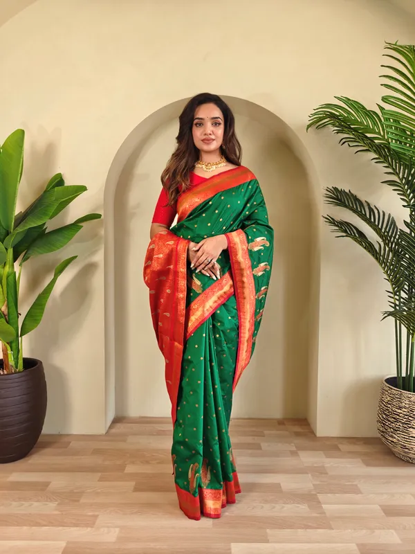 Green_Art_Silk_Saree_For_Women