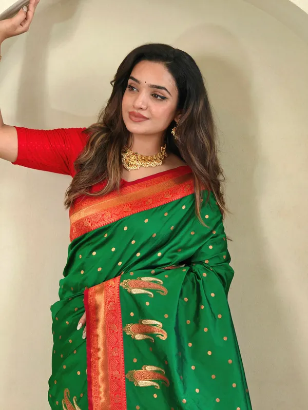 Green_Art_Silk_Saree_For_Women