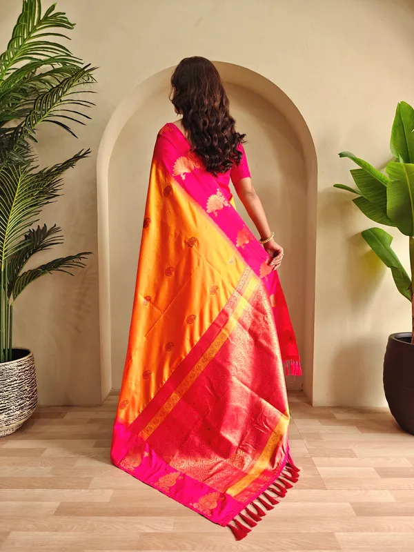 Orange_Art_Silk_Saree_For_Women