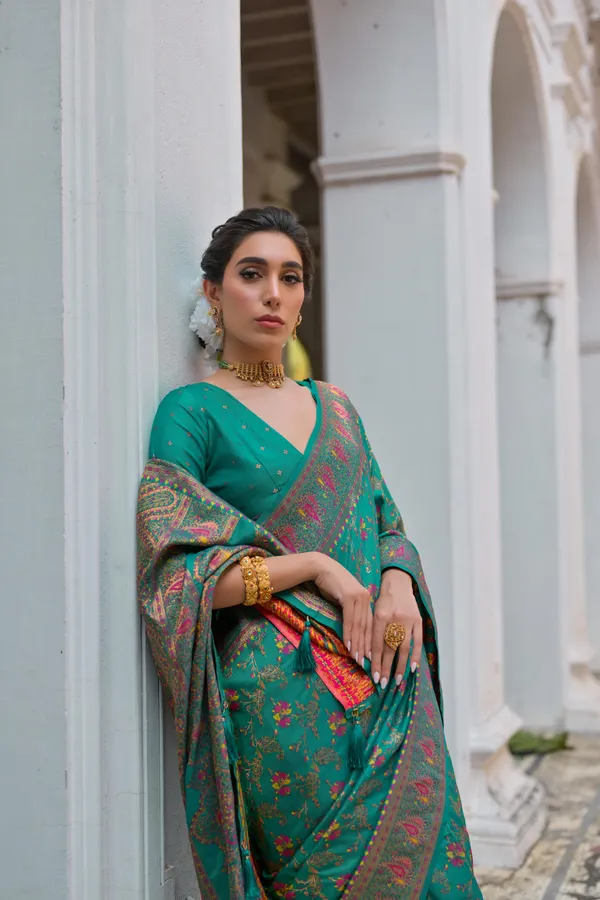 Ocean_Green_Art_Silk_Saree_For_Women