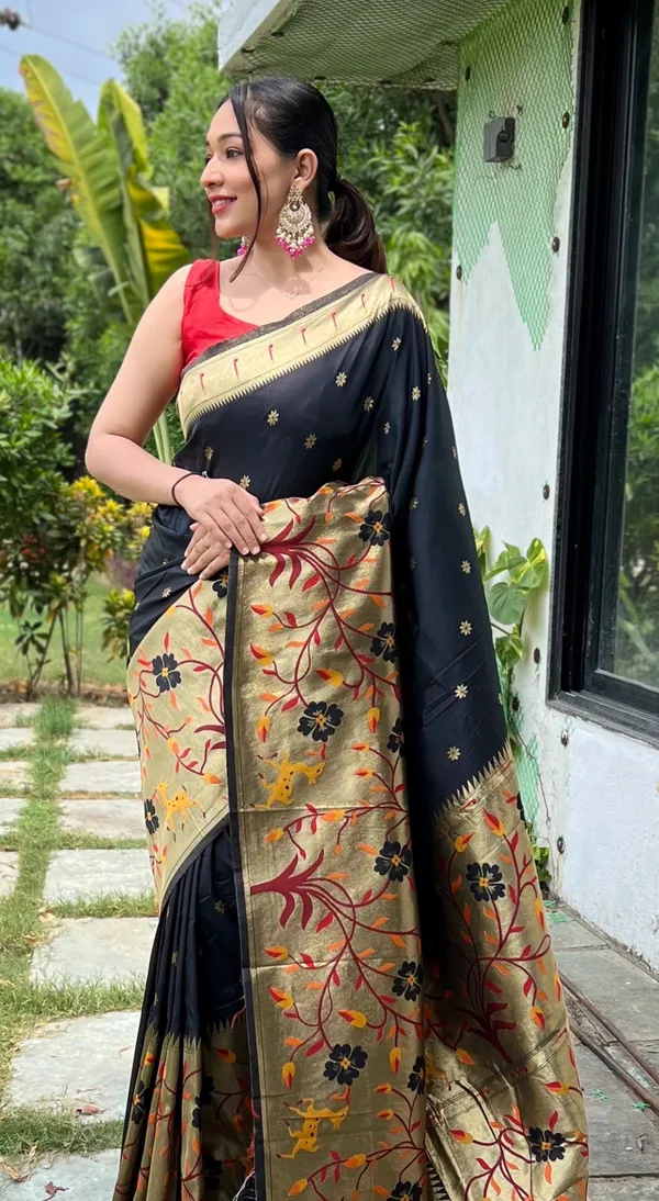 Black_Art_Silk_Saree_For_Women