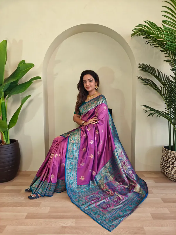 Purple_Art_Silk_Saree_For_Women