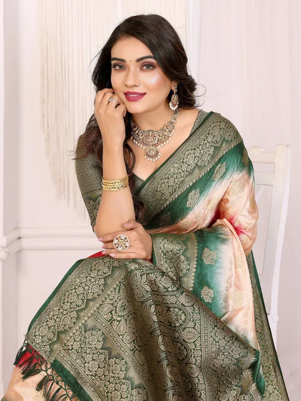 Multicolor_Satin_Saree_For_Women