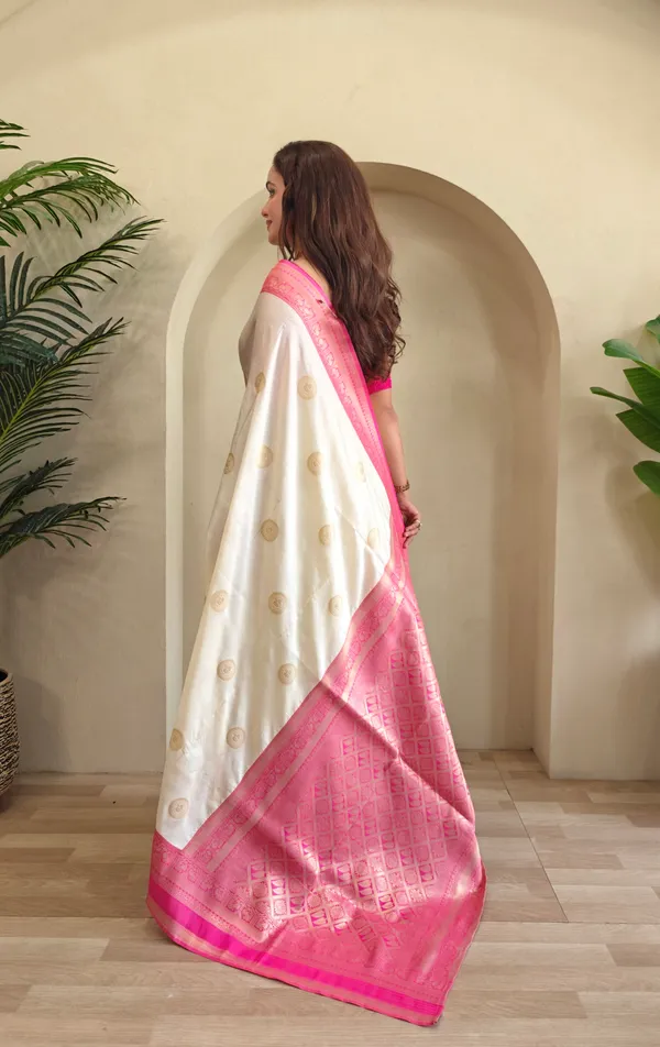 Off_White_Art_Silk_Saree_For_Women