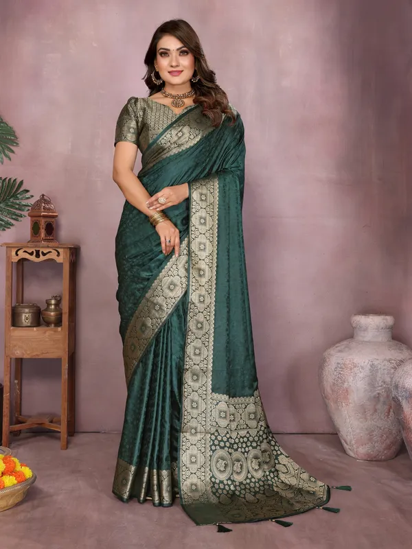 Green_Art_Silk_Saree_For_Women