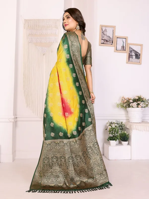 Multicolor_Satin_Saree_For_Women