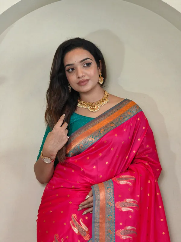 Pink_Art_Silk_Saree_For_Women