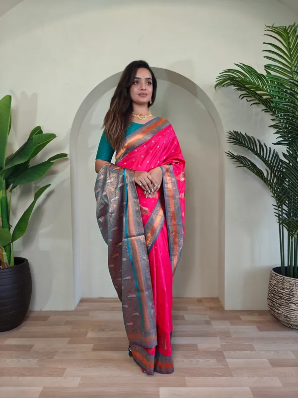 Pink_Art_Silk_Saree_For_Women