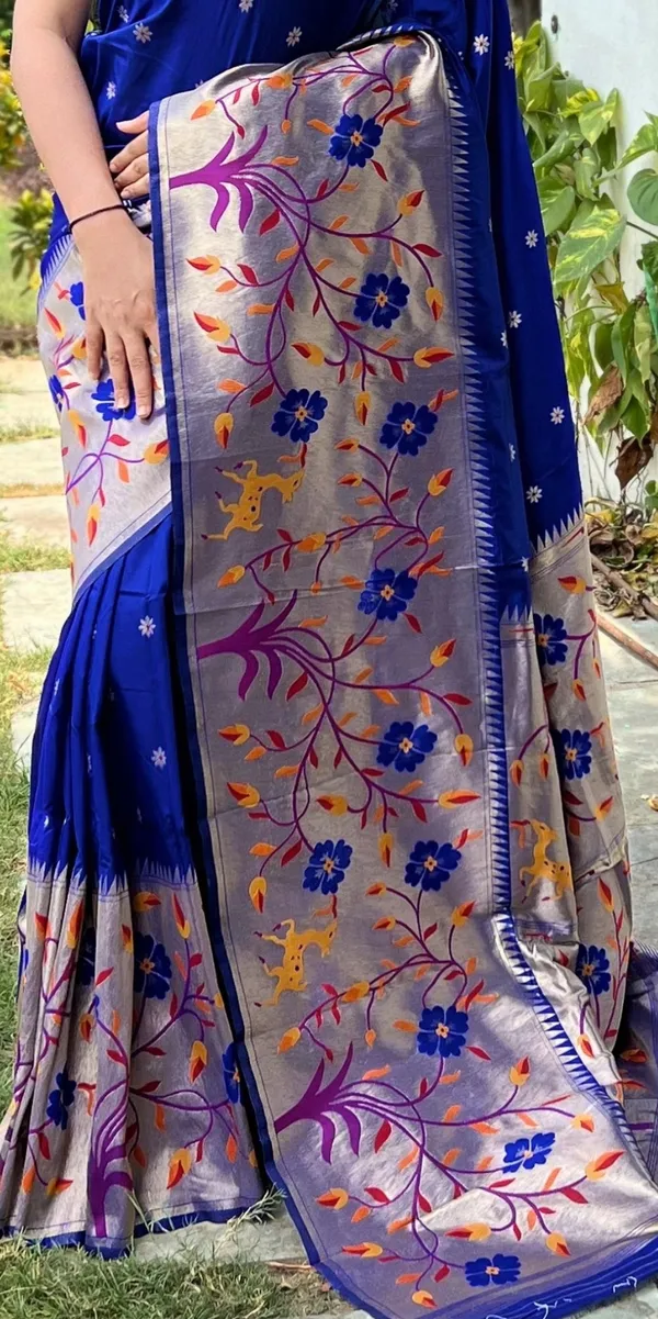 Blue_Art_Silk_Saree_For_Women