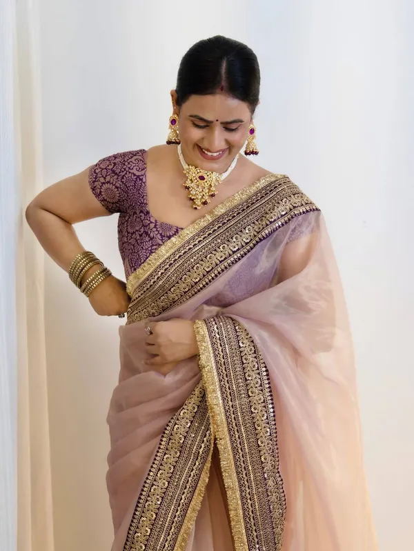 Pink_Supernet_Saree_For_Women