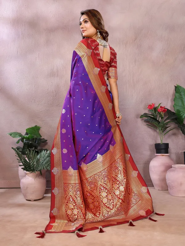 Purple_Art_Silk_Saree_For_Women
