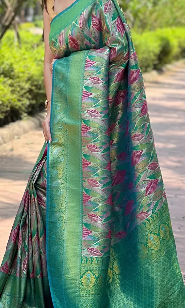 Green_Art_Silk_Saree_For_Women