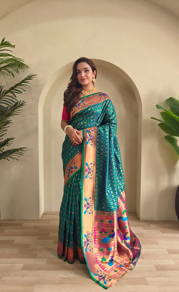 Green_Art_Silk_Saree_For_Women