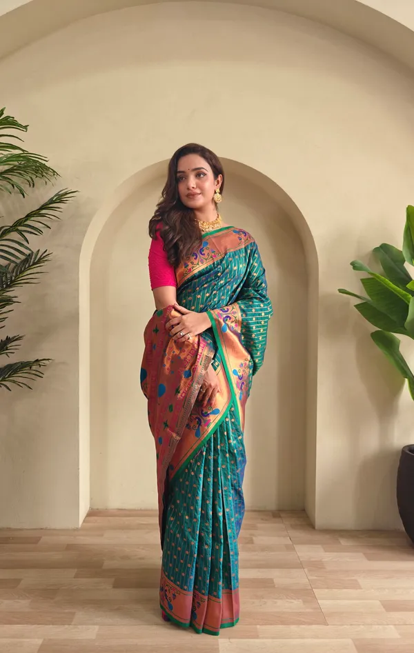 Green_Art_Silk_Saree_For_Women
