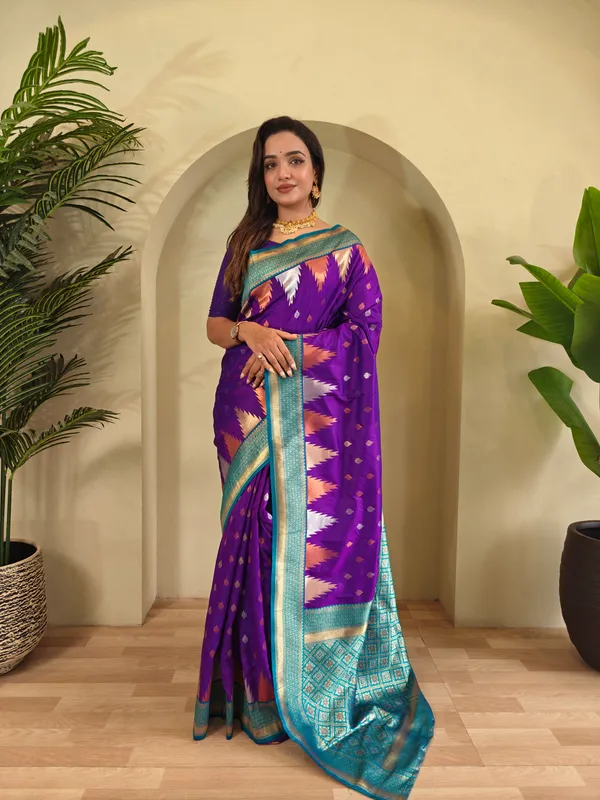 Purple_Art_Silk_Saree_For_Women