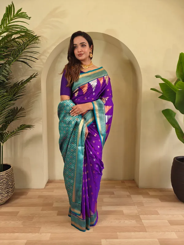 Purple_Art_Silk_Saree_For_Women