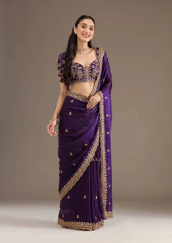 Purple_Pure_Chiffon_Saree_For_Women