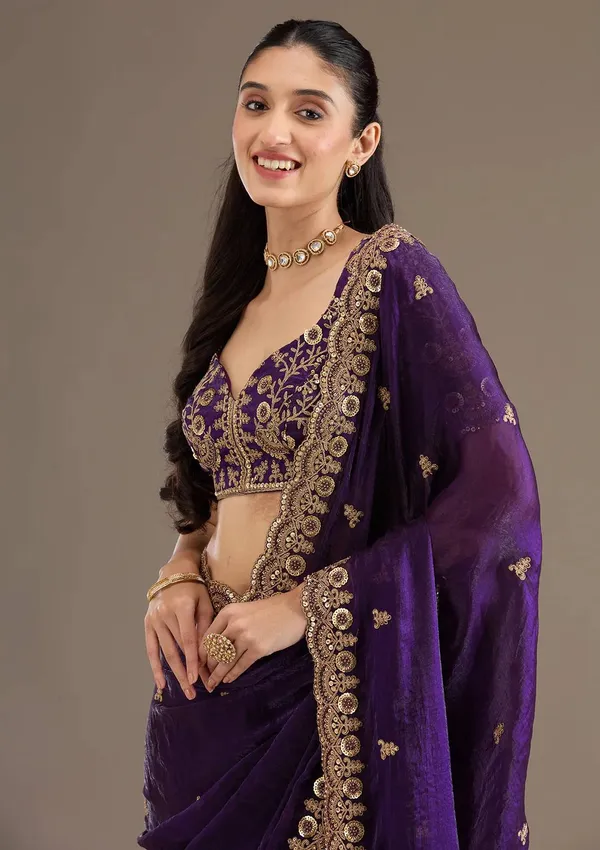 Purple_Pure_Chiffon_Saree_For_Women
