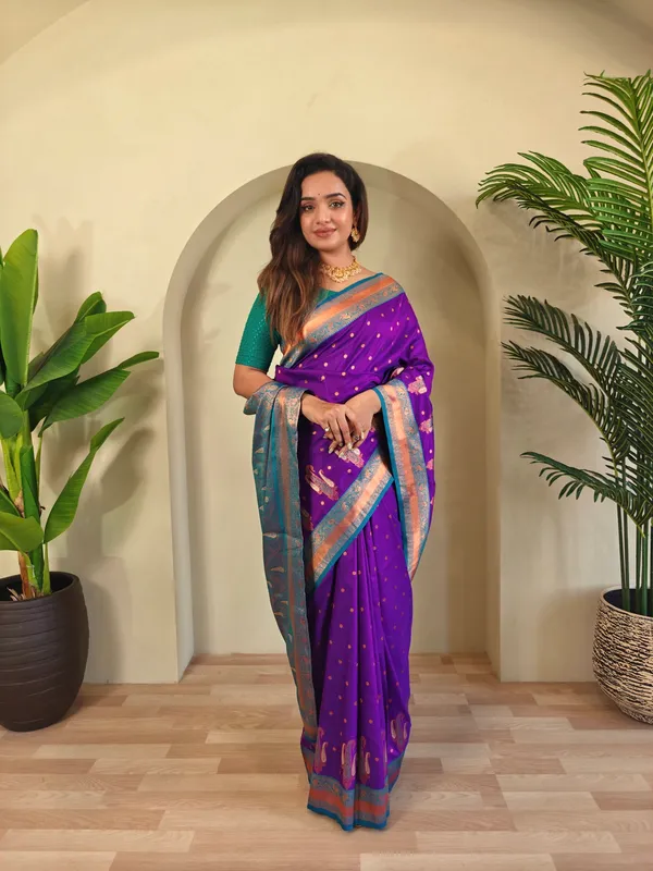 Purple_Art_Silk_Saree_For_Women