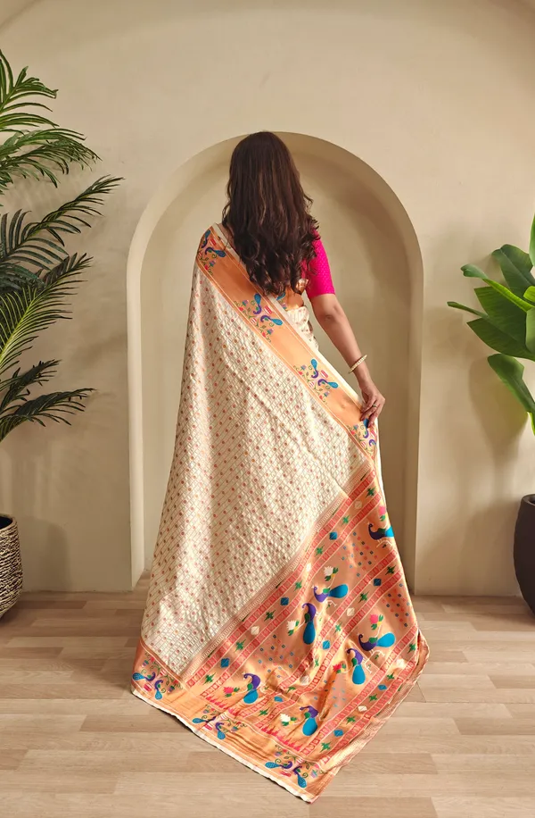 Off_White_Art_Silk_Saree_For_Women