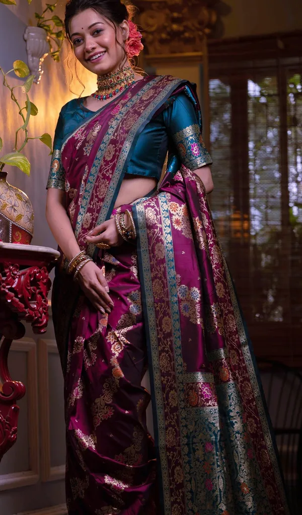 Purple_Art_Silk_Saree_For_Women