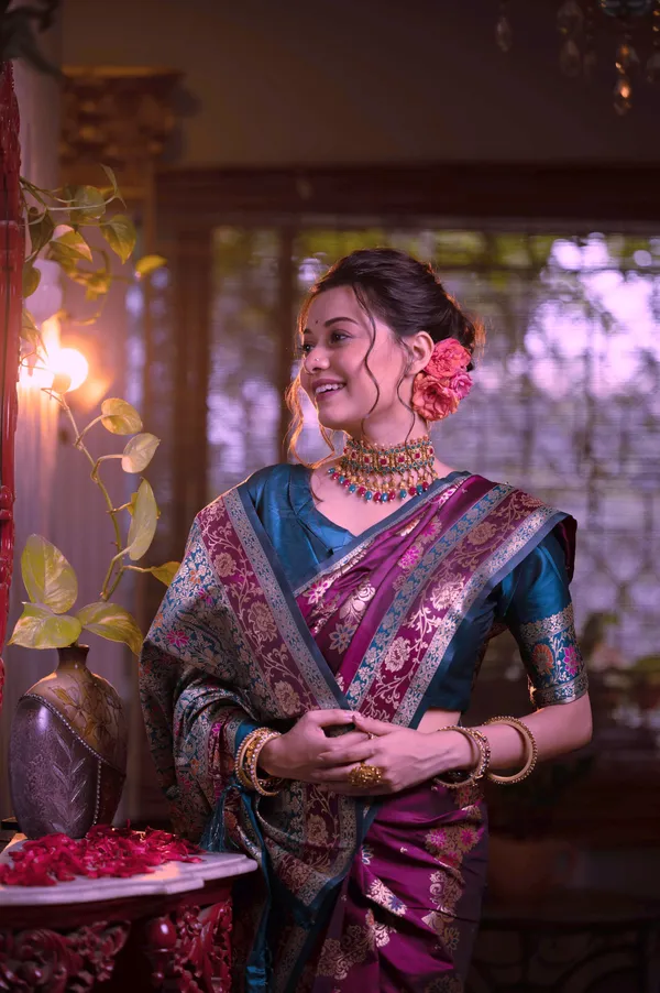 Purple_Art_Silk_Saree_For_Women