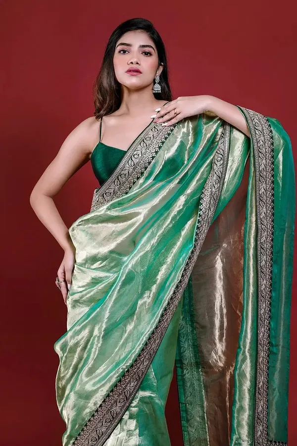 Green_Tissue_Saree_For_Women