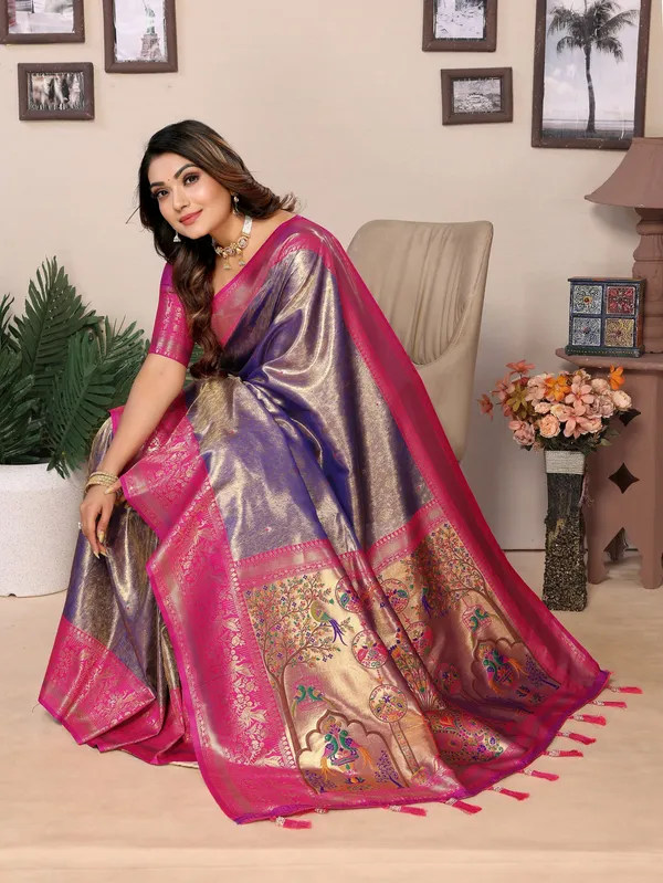 Multicolor_Tissue_Saree_For_Women