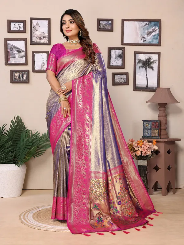 Multicolor_Tissue_Saree_For_Women