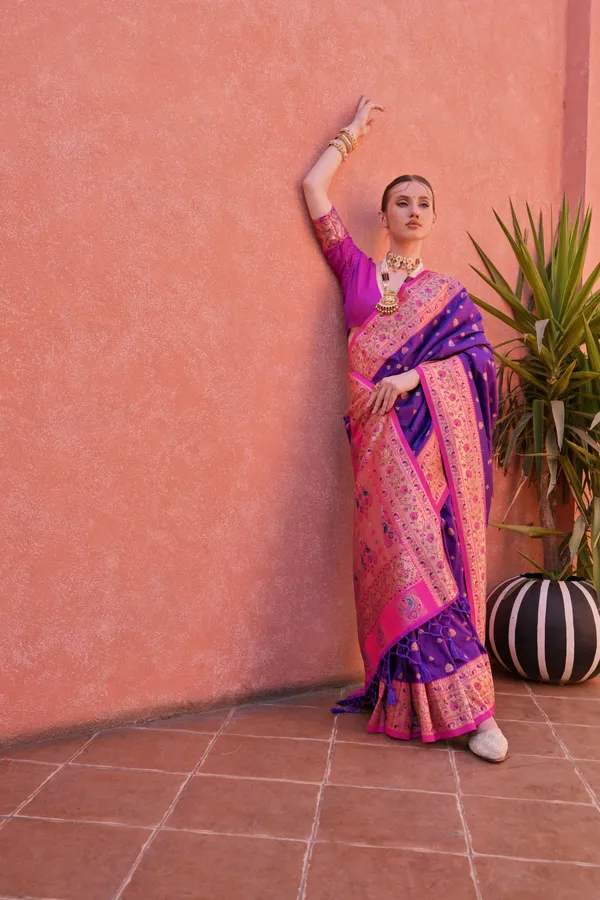 Purple_Art_Silk_Saree_For_Women