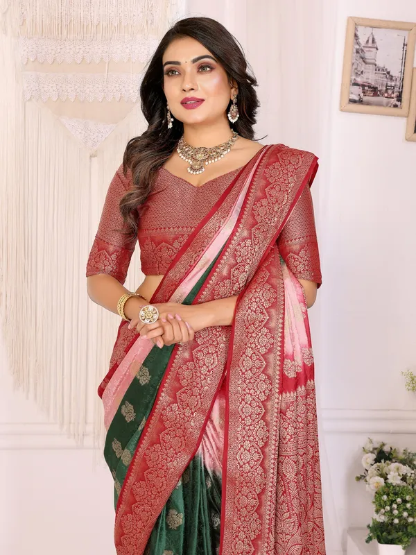 Multicolor_Satin_Saree_For_Women