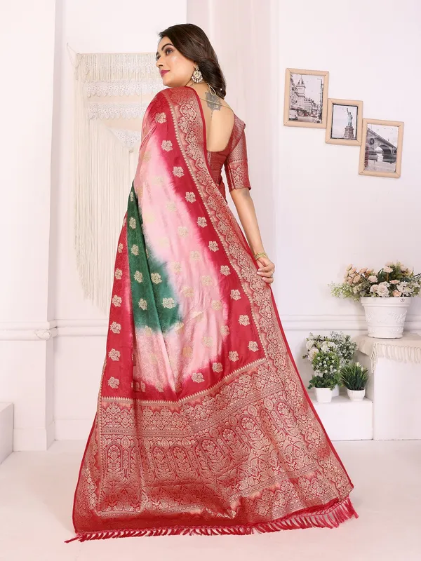 Multicolor_Satin_Saree_For_Women