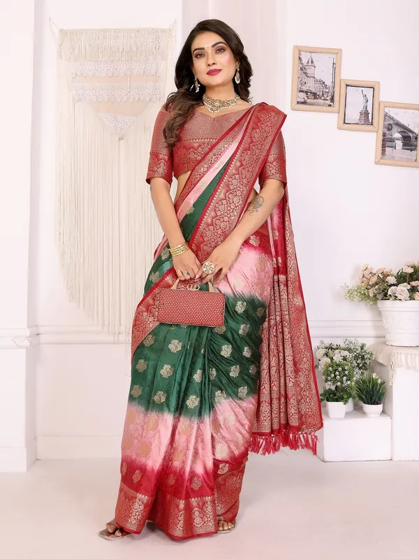 Multicolor_Satin_Saree_For_Women