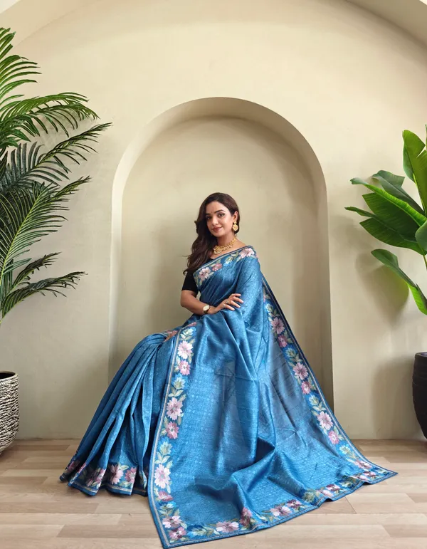 Blue_Art_Silk_Saree_For_Women
