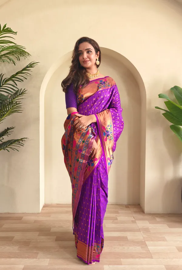 Purple_Art_Silk_Saree_For_Women