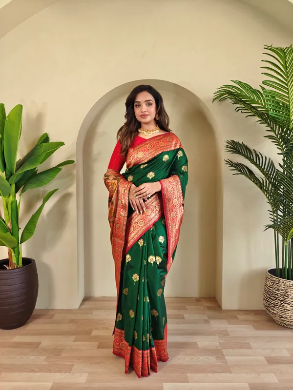 Green_Art_Silk_Saree_For_Women