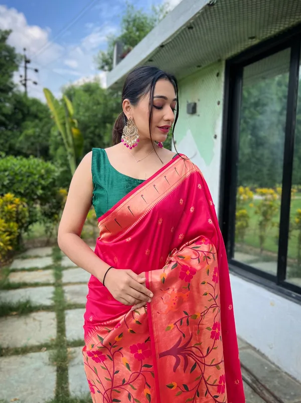 Pink_Art_Silk_Saree_For_Women