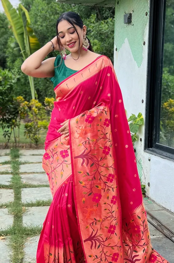 Pink_Art_Silk_Saree_For_Women