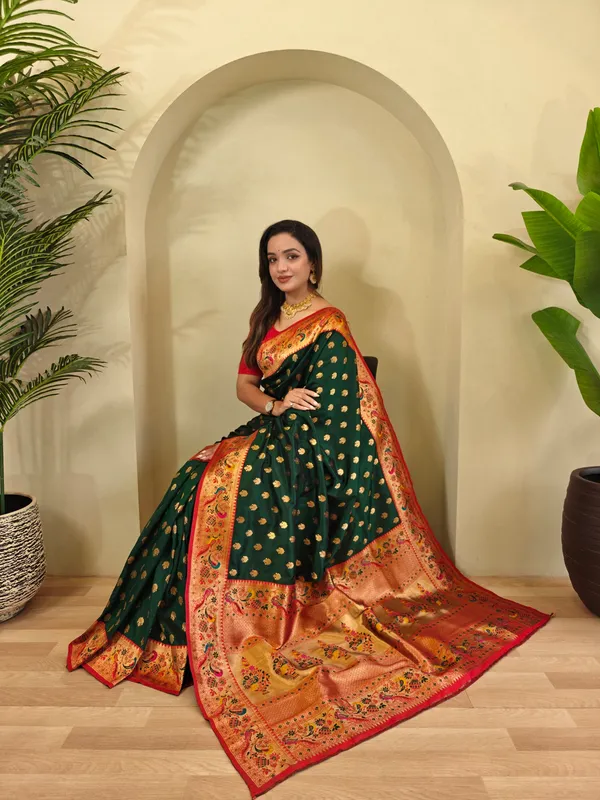 Green_Art_Silk_Saree_For_Women
