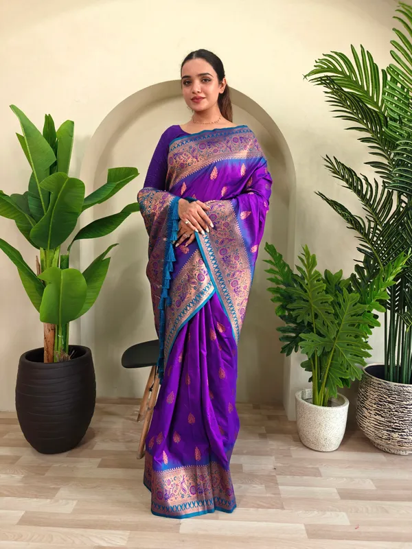 Purple_Art_Silk_Saree_For_Women