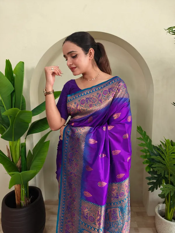 Purple_Art_Silk_Saree_For_Women