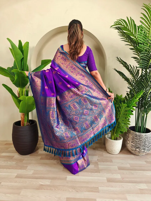 Purple_Art_Silk_Saree_For_Women