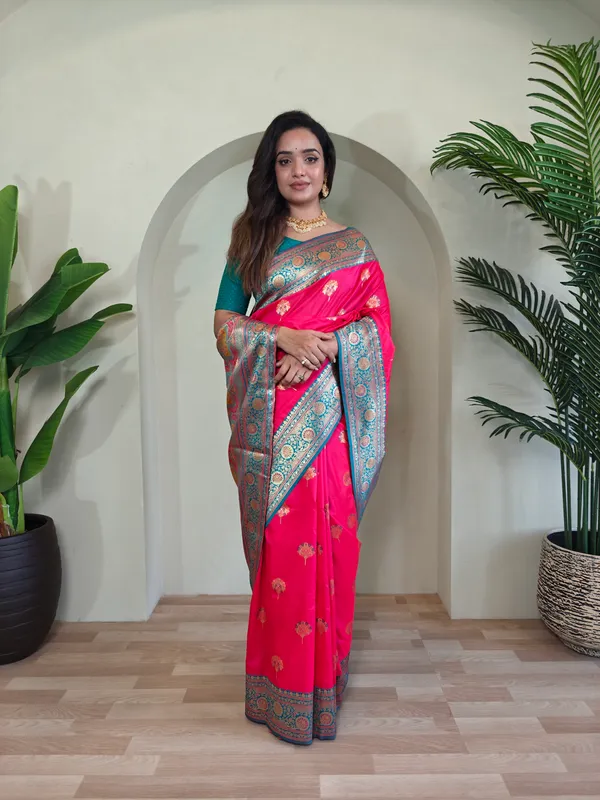 Pink_Art_Silk_Saree_For_Women