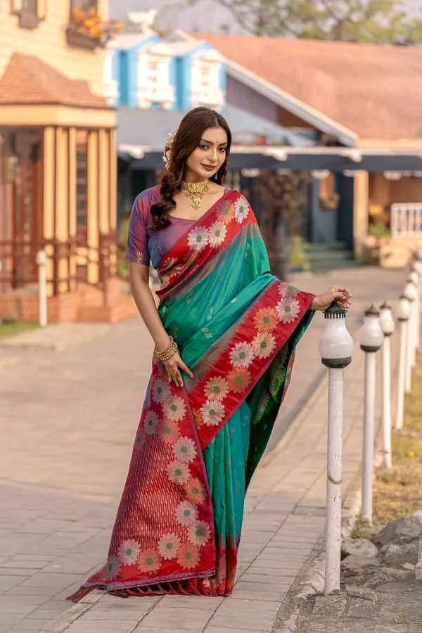 Multicolor_Art_Silk_Saree_For_Women