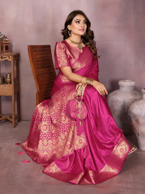 Pink_Art_Silk_Saree_For_Women
