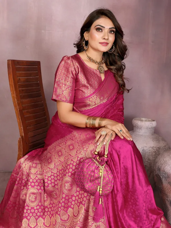 Pink_Art_Silk_Saree_For_Women