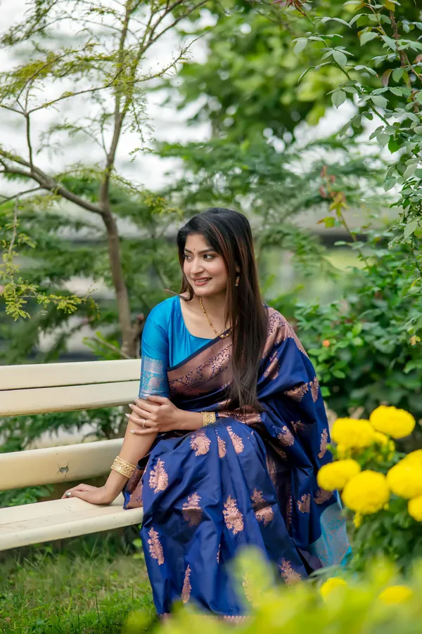 Navy_Blue_Art_Silk_Saree_For_Women